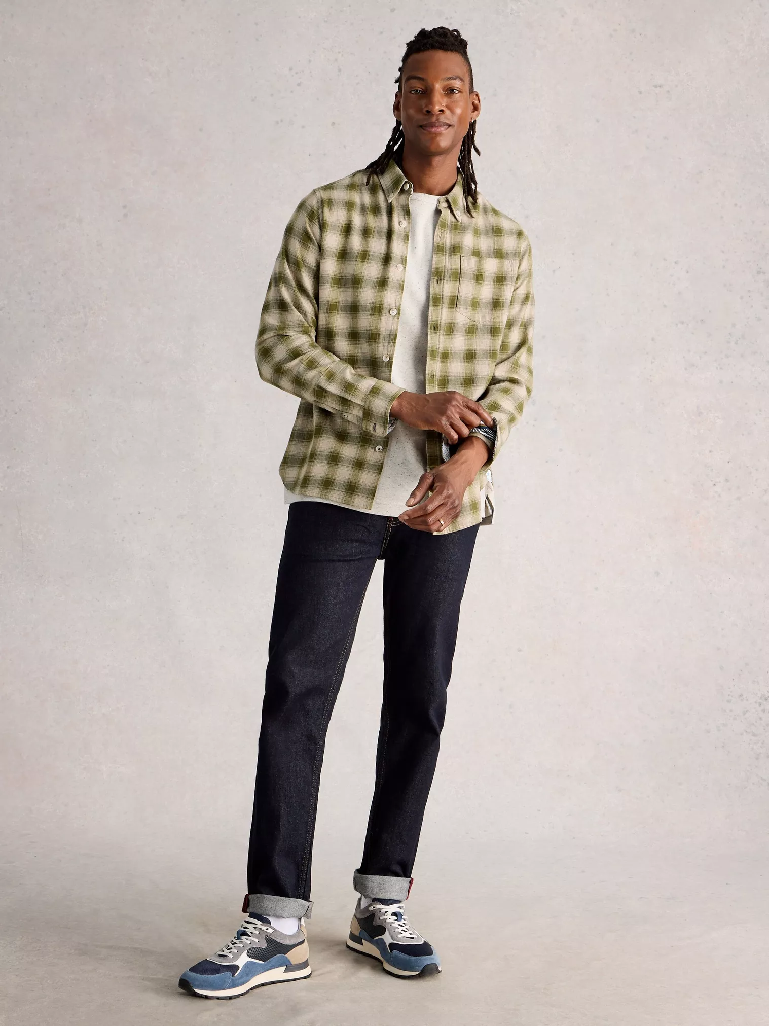 White Stuff Ludlow Two Tone Shirt