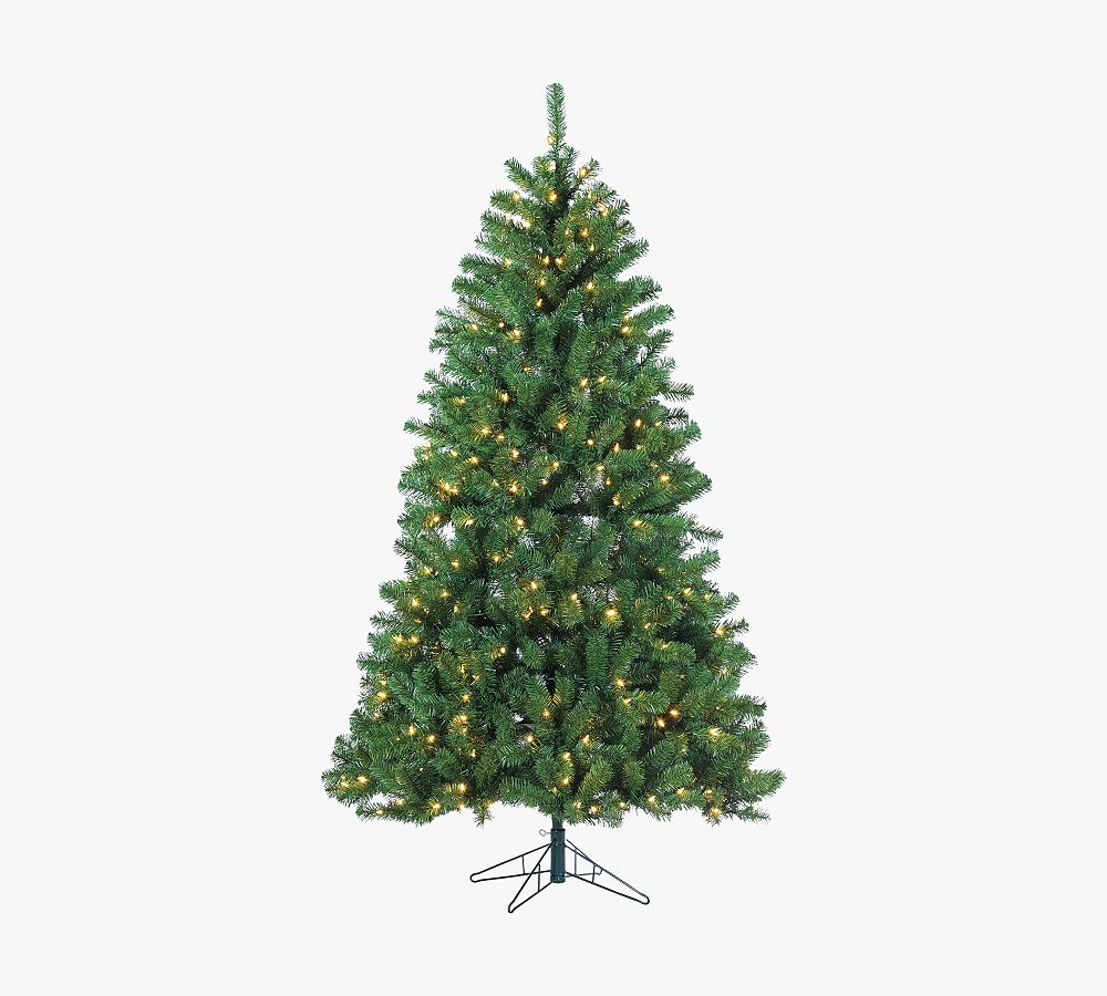Montana Pine 7&prime; Faux Christmas Tree, Life Like PVC Branches, Flame Resistant, Indoor Use