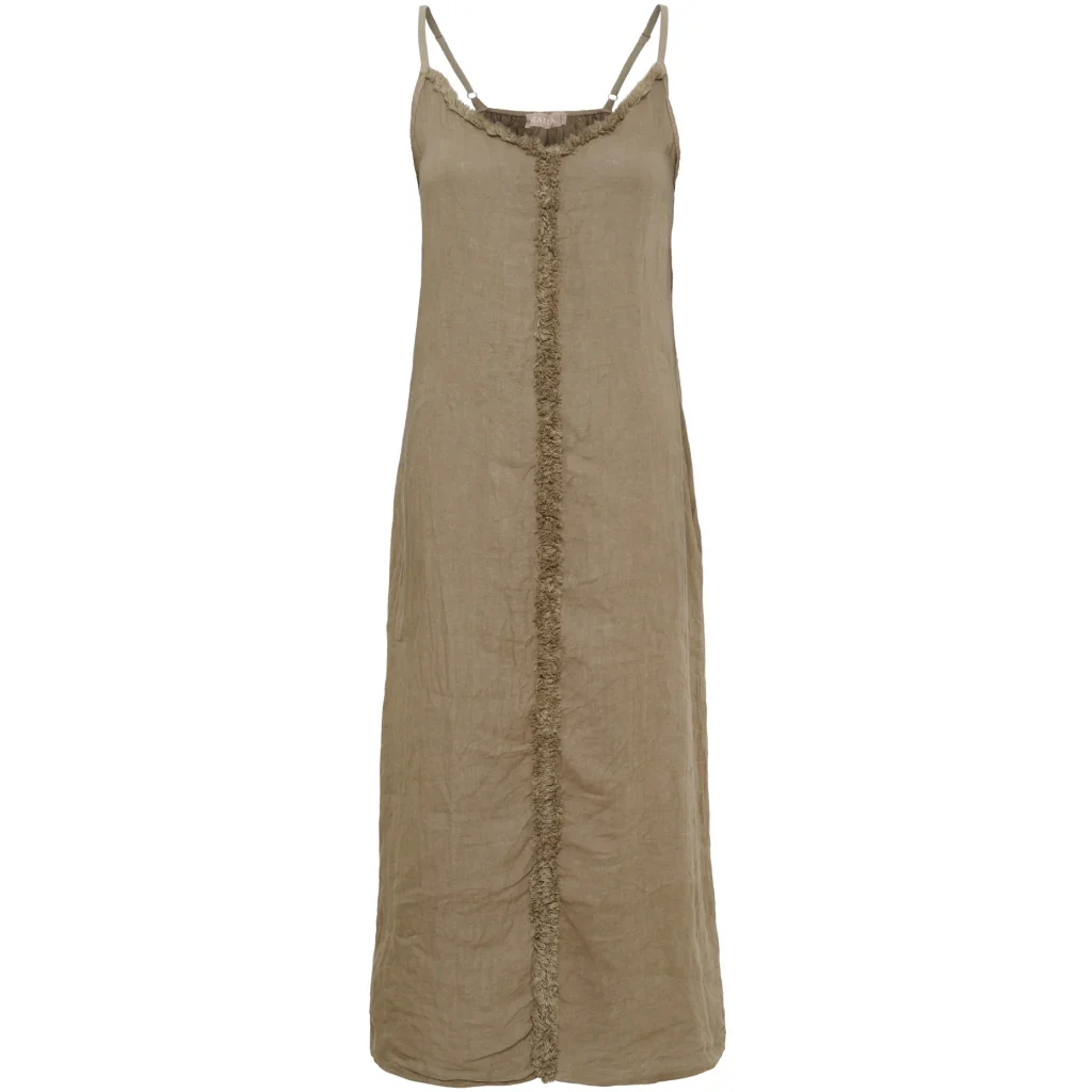 Linen Slip Dress �C Natural | Women's Luxury Linen Maxi Dress