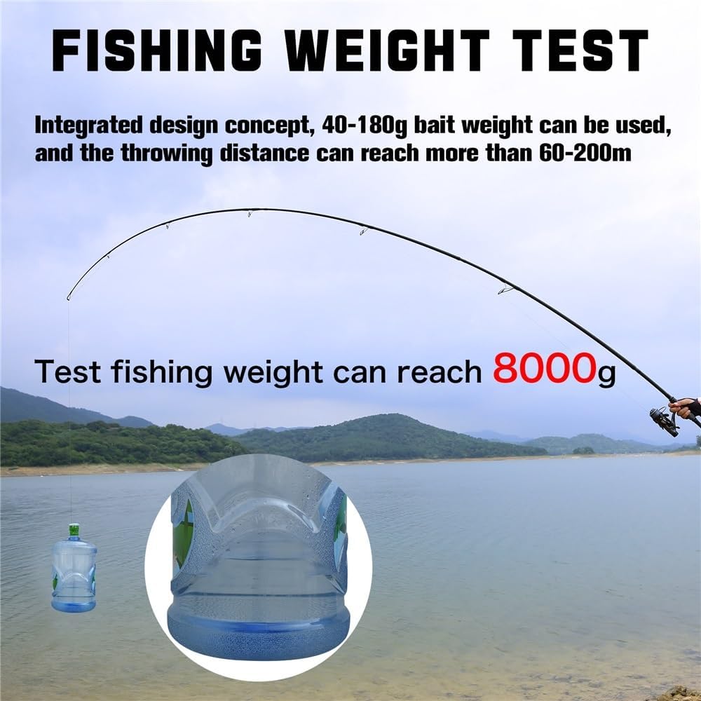 Angelrute, T800 Carbon Karpfen Angelrute 3,5 £ 4,5 m-3,0 m Reise Spinning Pole, Meerwasser oder Süßwasser