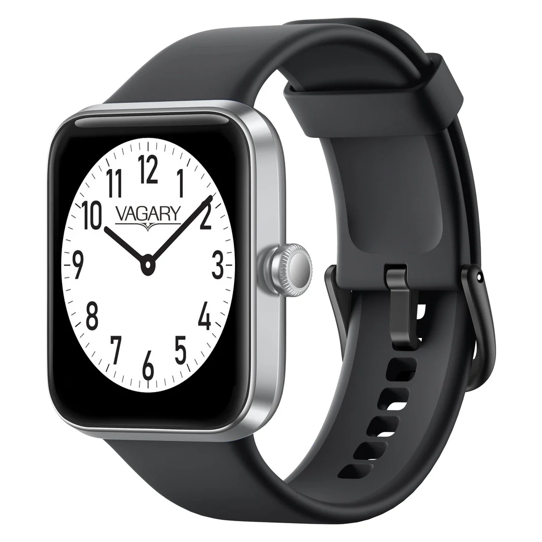 Smartwatch Vagary by Citizen X02A-009VY argento cinturino nero