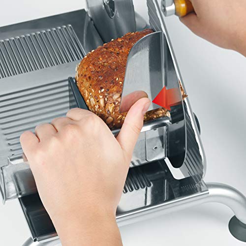 GRAEF H9EU H9 Affettatrice Manuale per Pane in Metallo Acciaio Inossidabile/Legno, Argento : Amazon.it: Casa e cucina