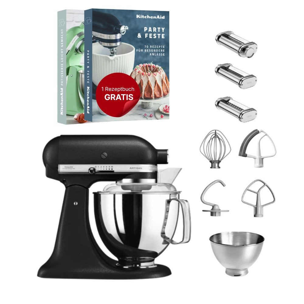 Küchenmaschine KitchenAid 4,8 L 5KSM175 Artisan Küchenmaschine Pastalover
