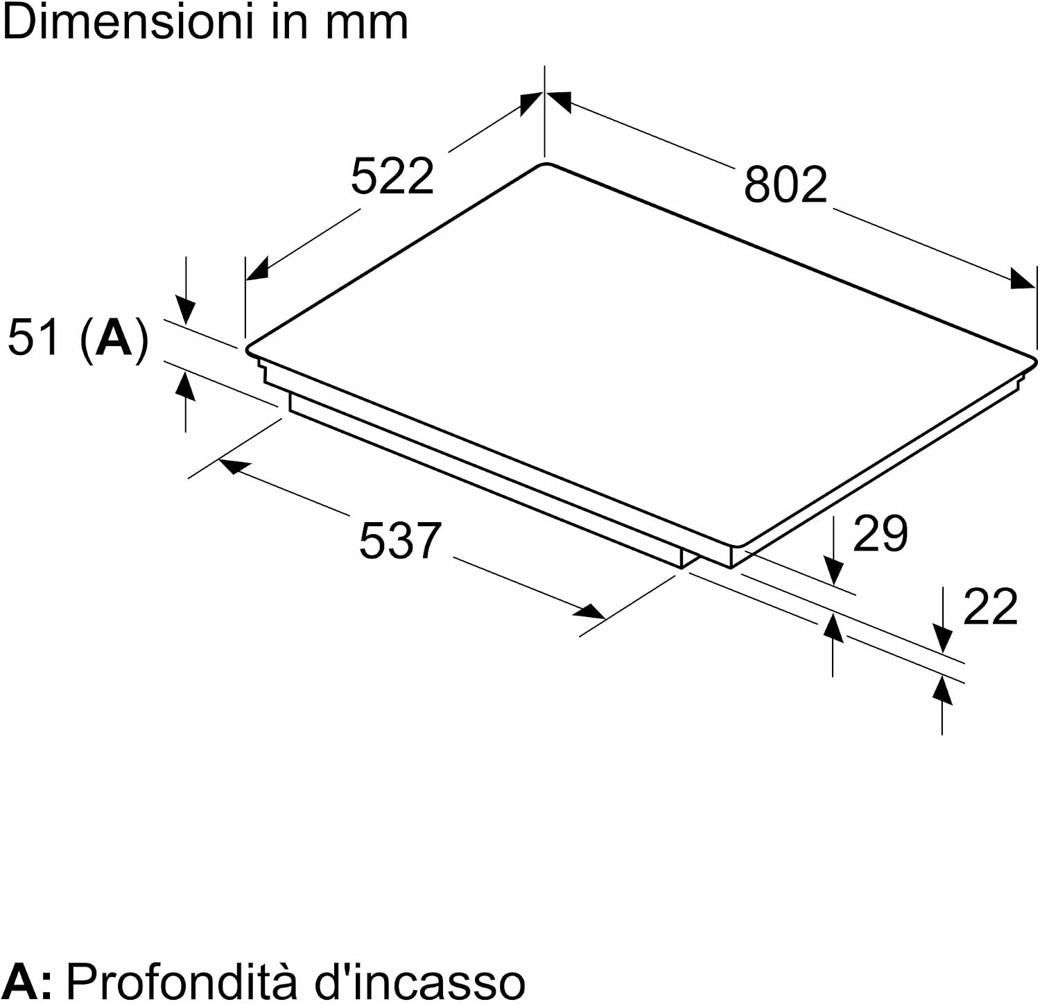 Bosch PIV831HB1E Serie 6 Piano cottura a induzione 80 cm 5 zone standard