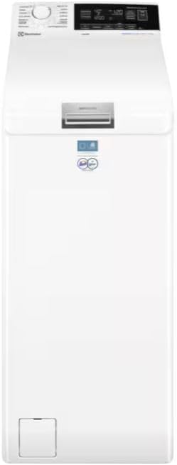 Electrolux 700 Lavatrice a Carica Dall'alto, 7 kg, EW7T337A, Classe A, Tecnologia SteamCare e Tecnologia SensiCare, Display LED con Touch Control, Giri 1251, 600x400x890 mm, Bianco