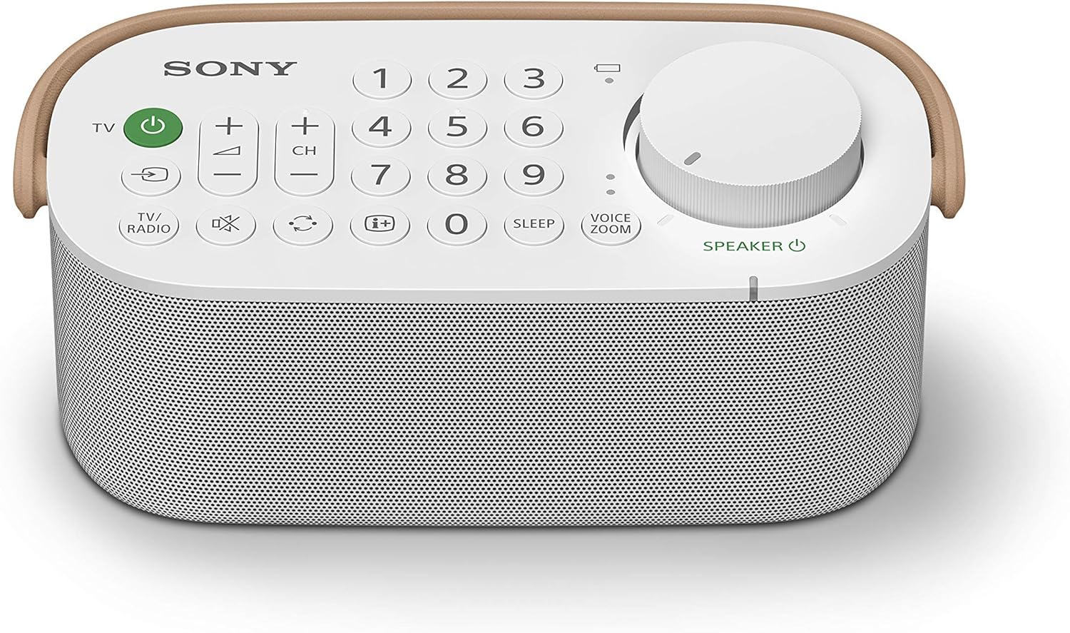 Sony Kabelloser Tragbarer TV-Lautsprecher für Hörgeschädigte und Senioren - Weiß (SRSLSR200.CE7), Einheitsgröße