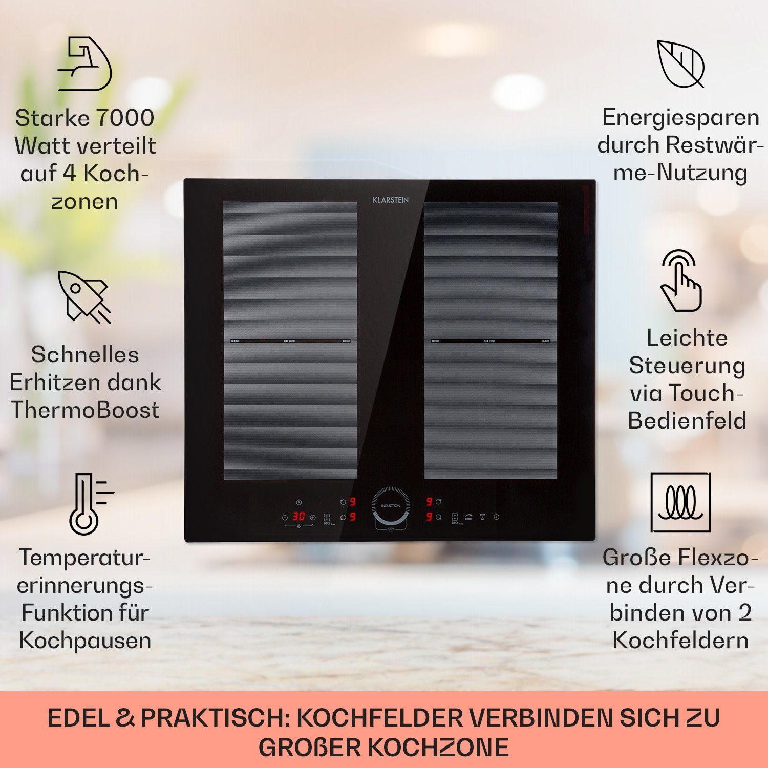 Induktions-Kochfeld Delicatessa 60