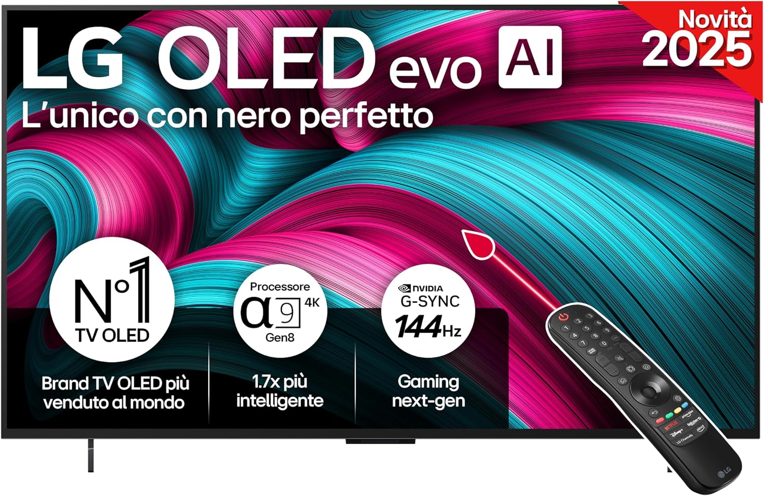 LG OLED evo AI 42 Pollici, Serie C5 2025 Smart TV 4K - OLED42C54LA