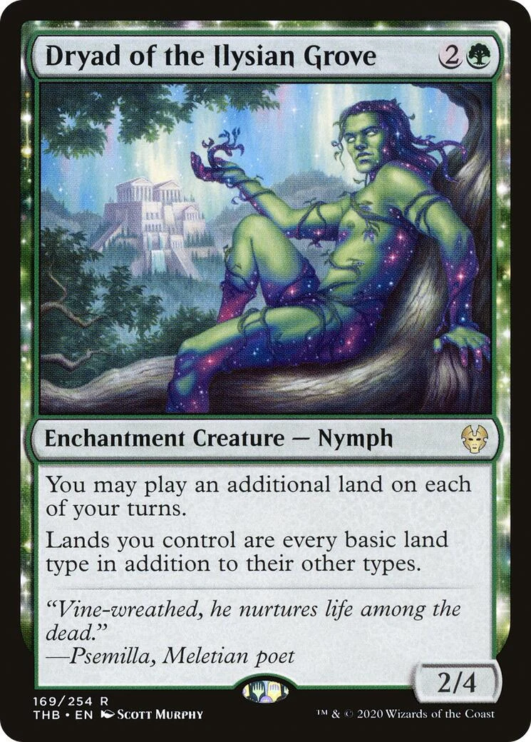Dryad of the Ilysian Grove (169) (Theros Beyond Death)