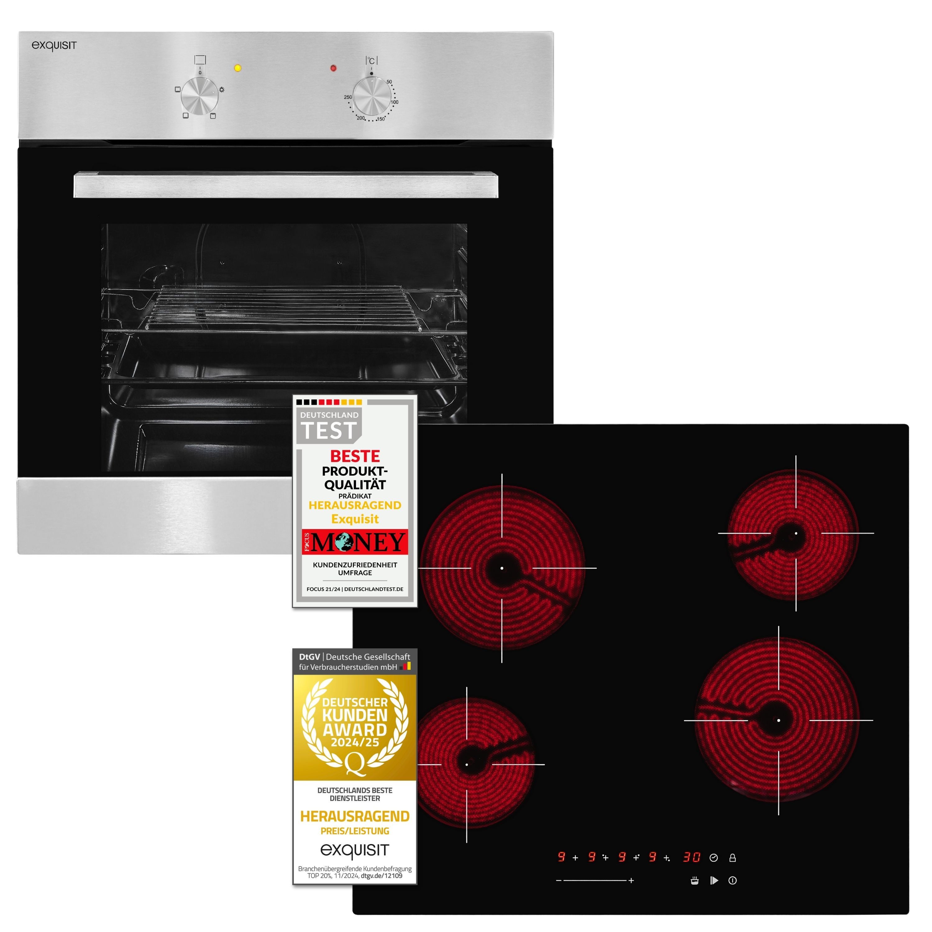 Backofen-Set BAKO Klassik inox