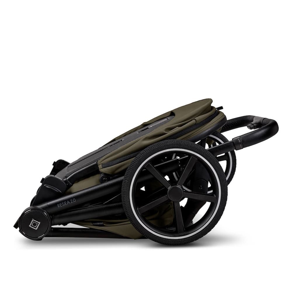 Kombi-Kinderwagen Moon Resea 2.0 Winterset Kombikinderwagen -gratis Fußsack u. Handmuff