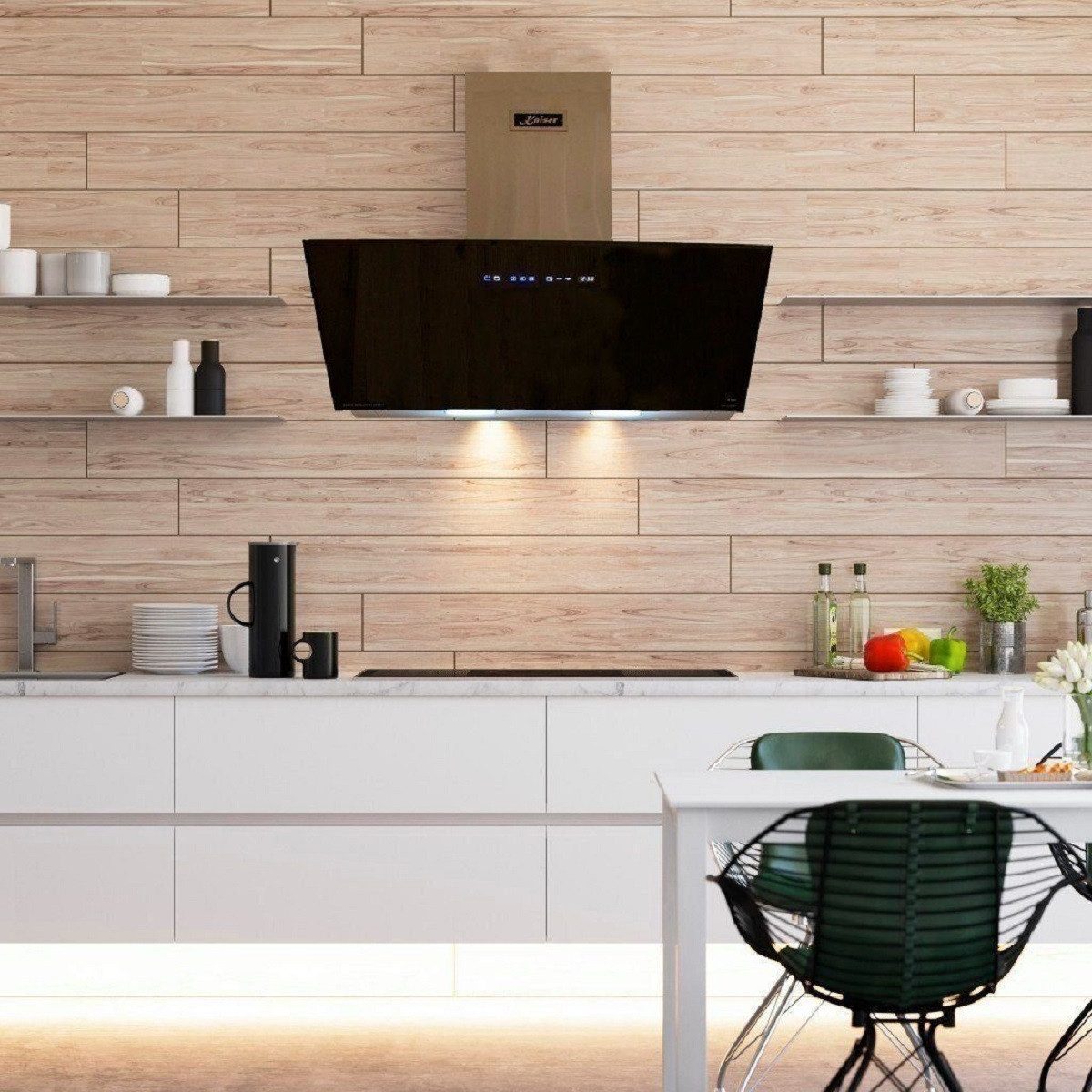 Kopffreihaube AT 9430 F ECO Line+Umluft, Dunstabzugshaube 90 cm Wandhaube