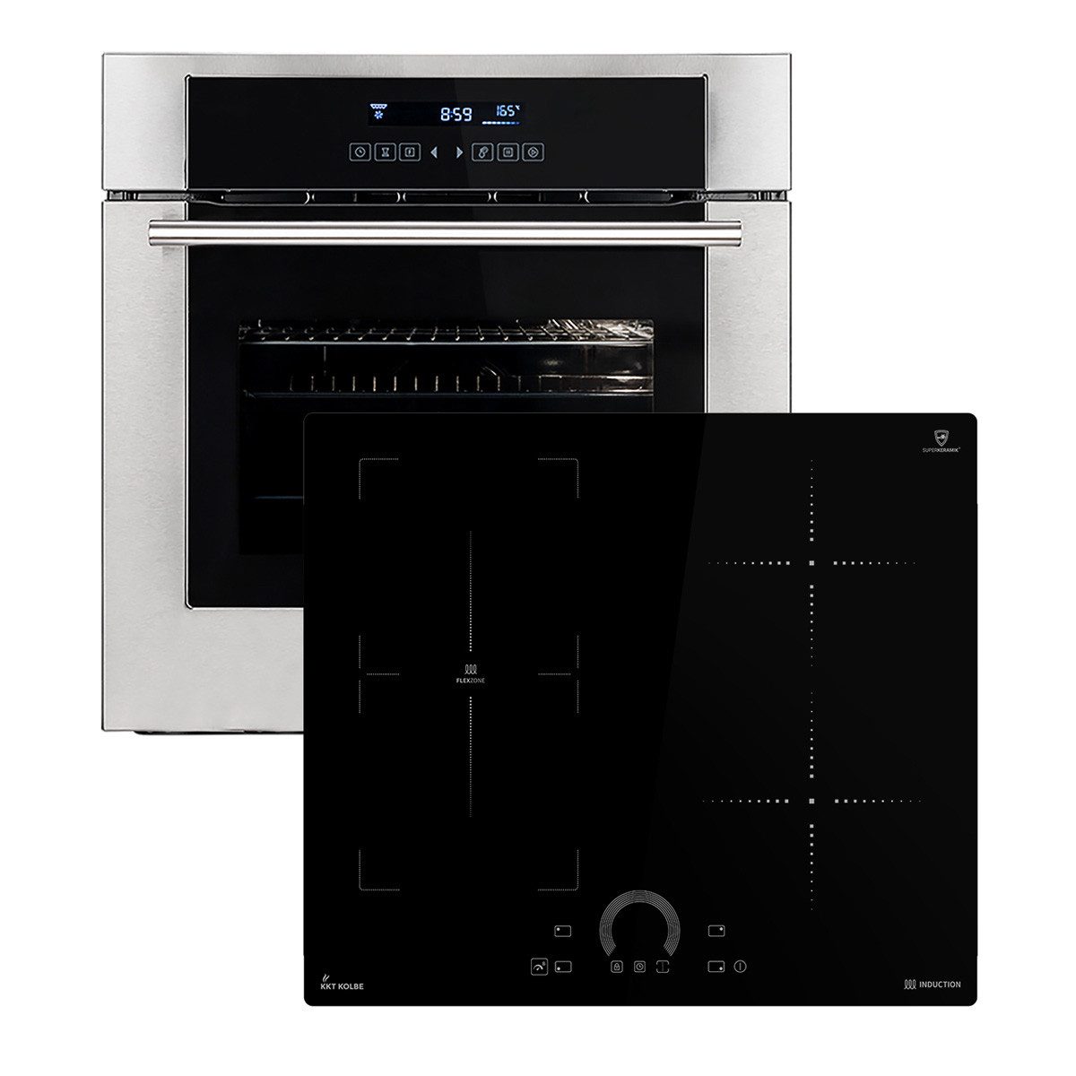 Backofen-Set KKT KOLBE Backofen und Induktionskochfeld SET8015IH592FZ