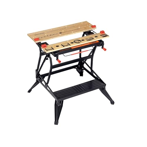 BLACK DECKER, Workmate Banco da Lavoro, Pieghevole, Nero. WM825 XJ : Amazon.it: Fai da te