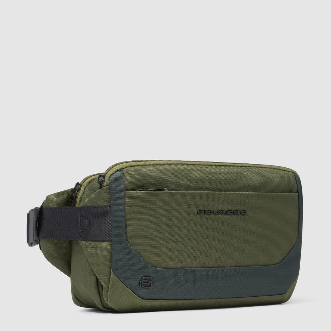 Marsupio Piquadro in tessuto e pelle portabilit�� a monospalla verde CA6885S140-VE