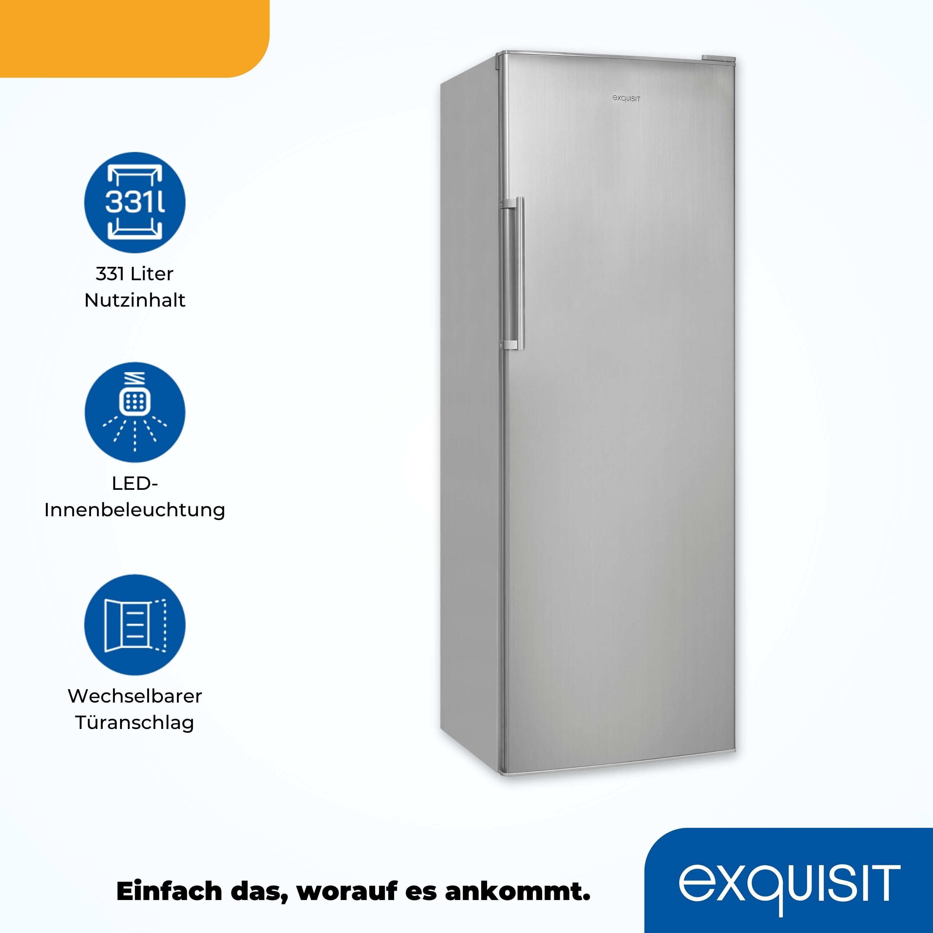 Kühlschrank KS350-V-H-040E inoxlook