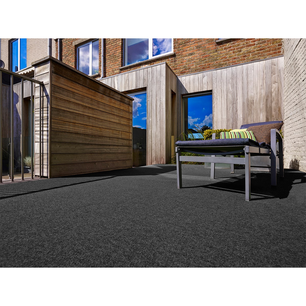 Outsunny Rasen Free Anthrazit 300 x 133 x 0,75 cm