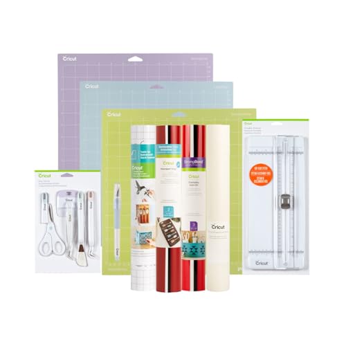 Cricut Pacchetto di Materiali Essenziali, Vinile, varietà : Amazon.it: Casa e cucina