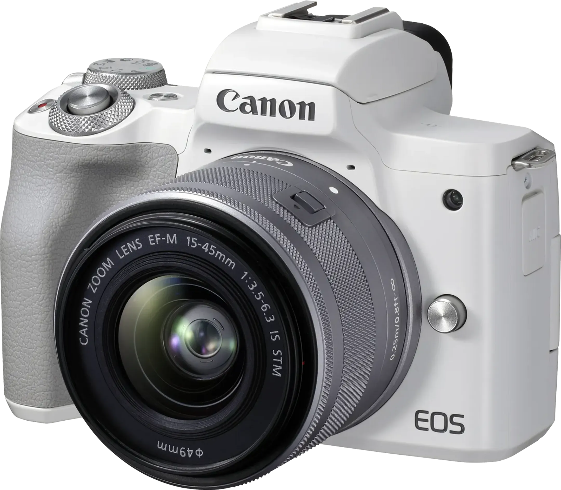 Canon EOS M50 Mark II + EF-M 15-45 mm IS STM - Wit
