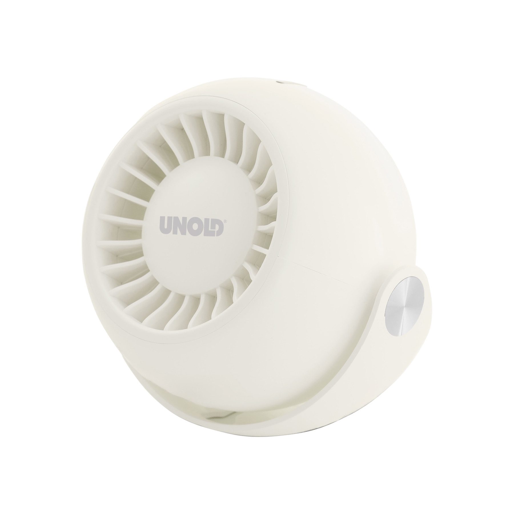 Handventilator UNOLD Akku-Ventilatur Breezy Bowl, (x H) 90mm x 105 mm, 6W, creme