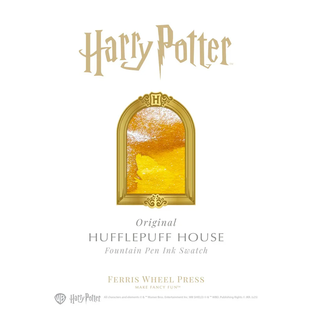 Ferris Wheel Press X Harry Potter Houses of Hogwarts? Fountain Pen Ink - Hufflepuff House