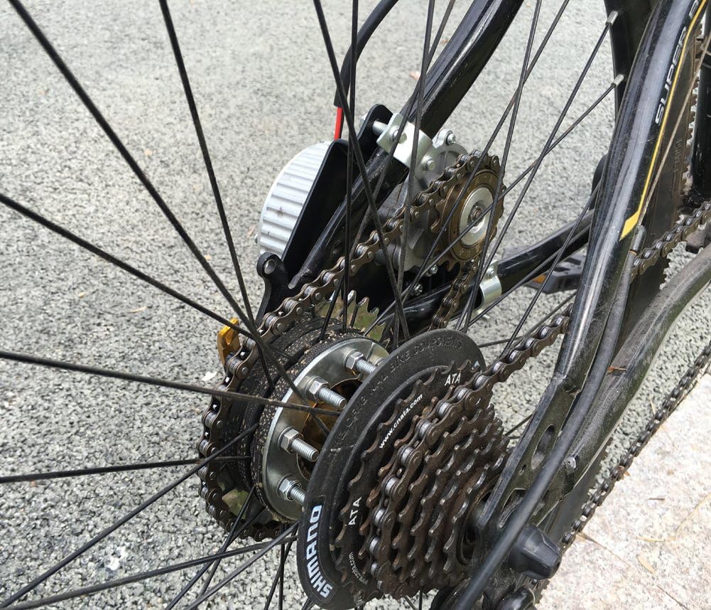 450W neueste elektrische Fahrrad-Linke Antriebs-Umwandlungs-Installationssatz kann die meisten der üblichen Fahrrad-Gebrauch-Speichen-Kettenrad-Ketten-Antrieb für Stadt-Fahrrad passen