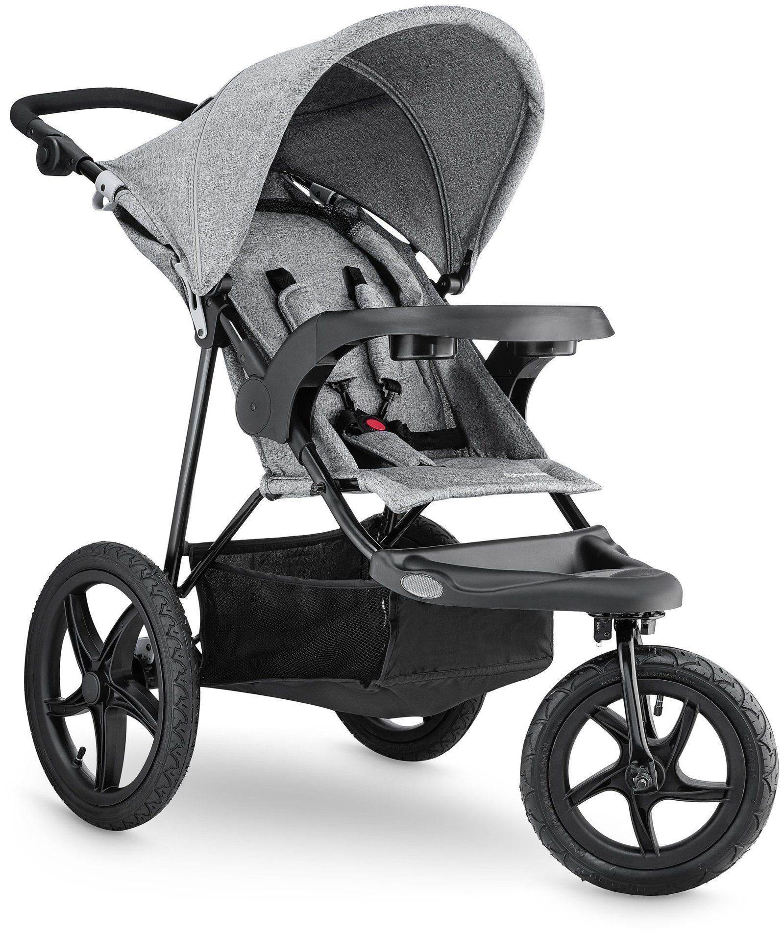 Dreirad-Kinderwagen Jogging-Kinderwagen mit Luftreifen und Verdeck - Modell: MOUNTAIN