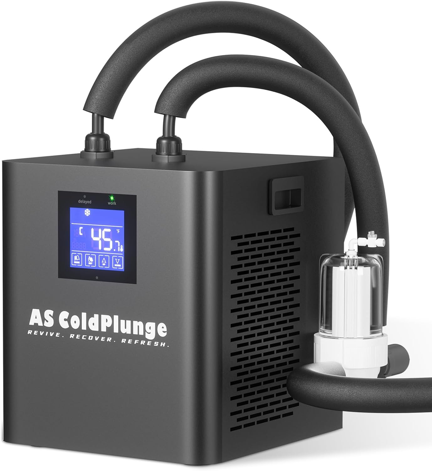 Ice Bath Water Chiller, 1/3 HP, External Filter Pump, 110V