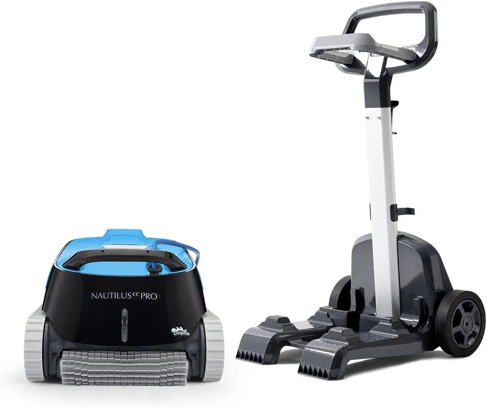 Dolphin Nautilus CC Robotic Pool Vacuum Cleaner All Pools up to 33 FT   Wall Climbing Scrubber Brush
