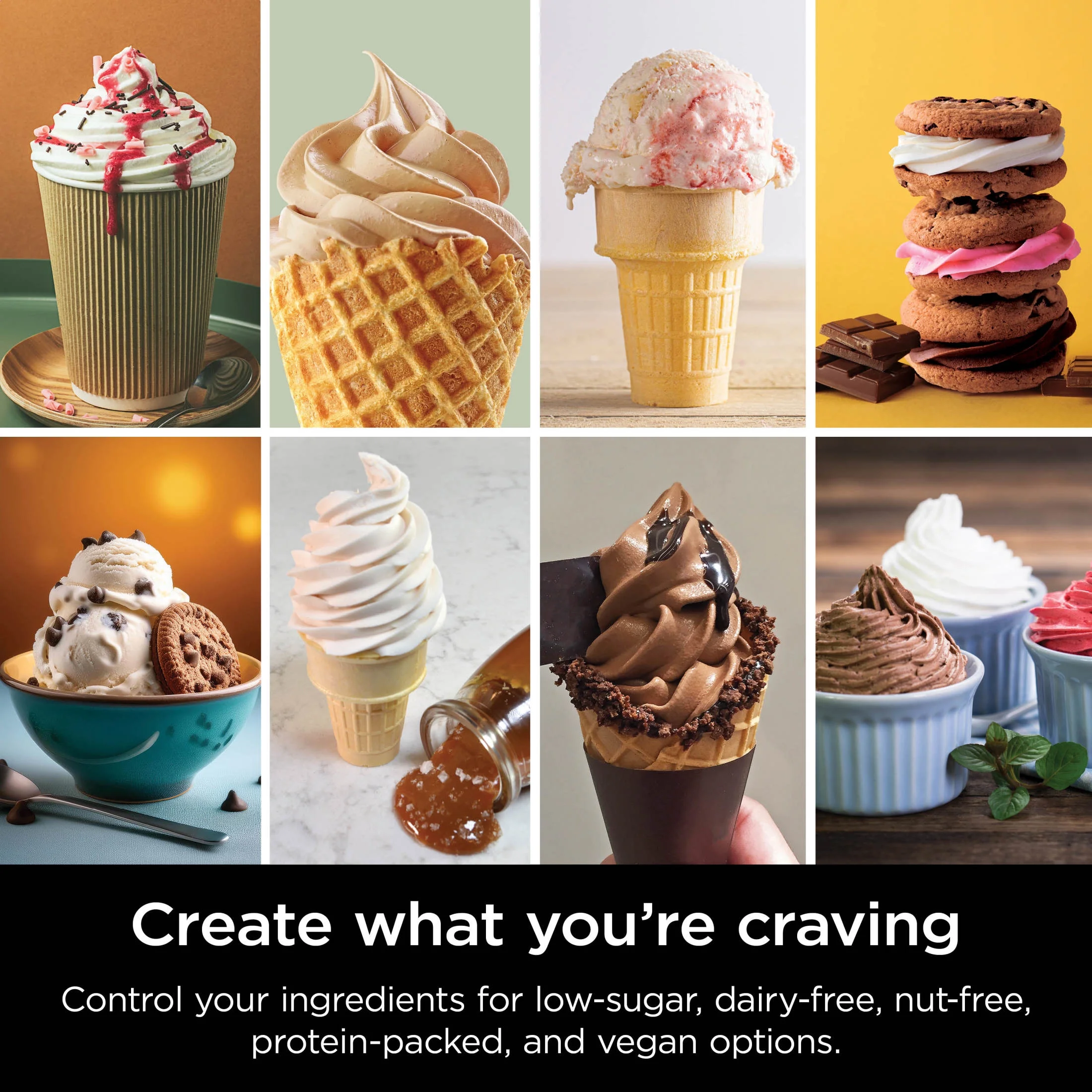 Ninja Swirl? by CREAMi? Soft Serve and Ice Cream Maker, 13 One-Touch Programs, NC701