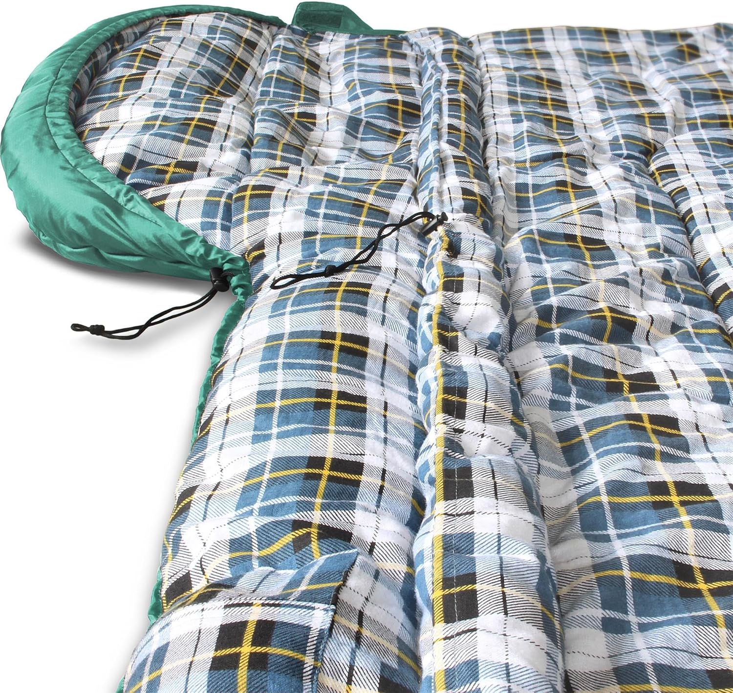 normani 4-in-1-Funktion Extrem Outdoor Schlafsack 'Antarctica' aus Nylon Rip-Stop mit 500 + 250 g/m² Hollow Fiber Füllung 220 x 90 cm