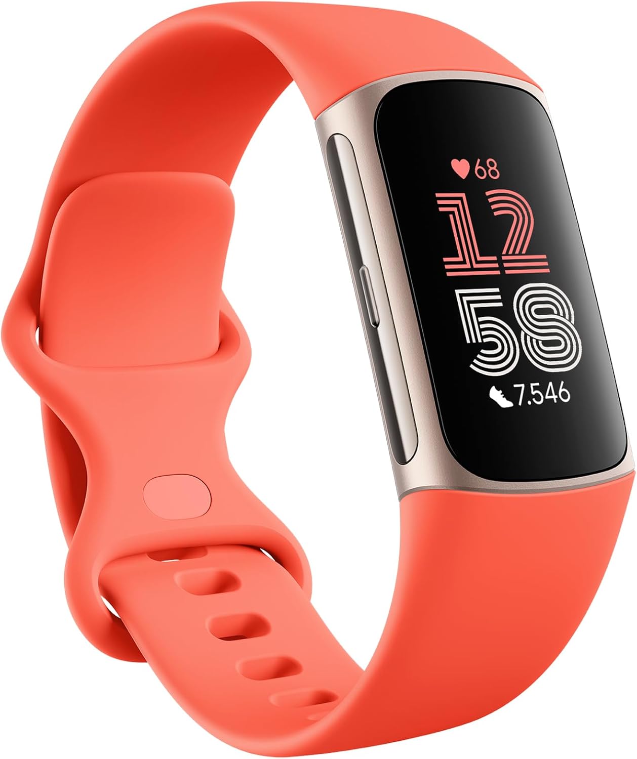 Google Fitbit Charge 6 Activity tracker con abbonamento Premium di 6 mesi incluso, 7 giorni di durata della batteria, Google Wallet e Google Maps