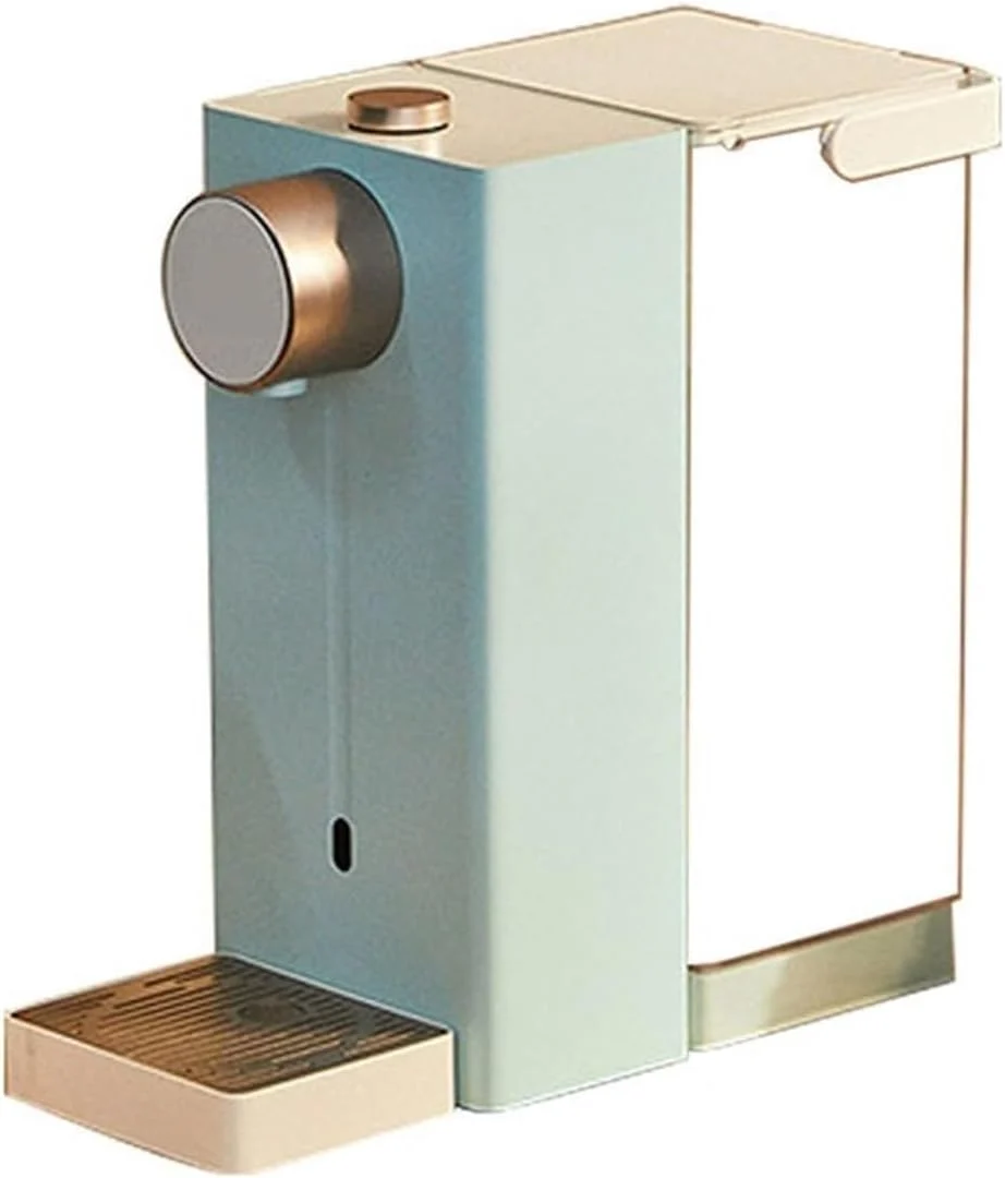 GTHTUHFD Heißwasserspender, Grau, Mini-Wasserspender, Tisch-Heißwasserboiler, Tragbarer Teebereiter, Intelligente EIN-Knopf-Schnellheizung