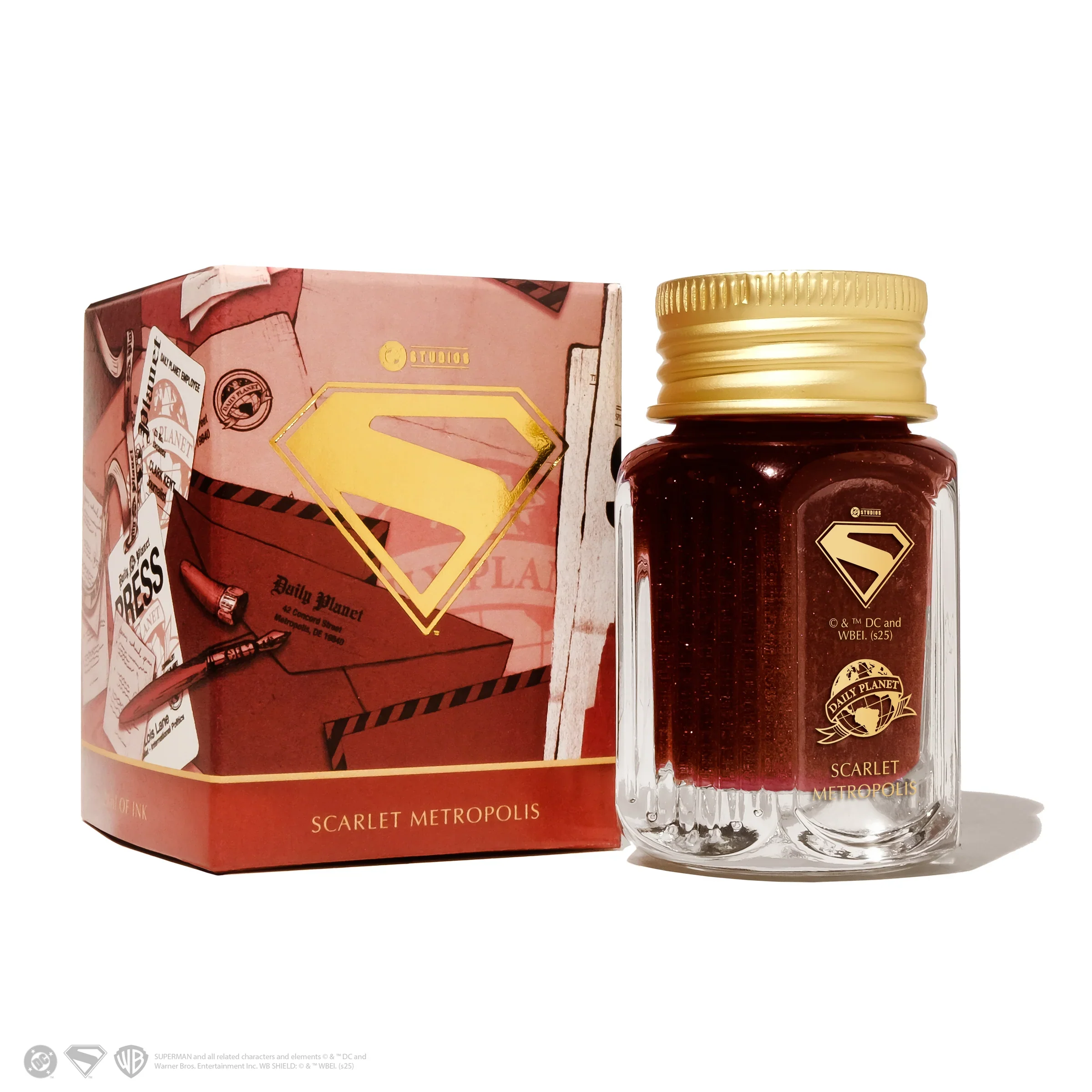 Ferris Wheel Press Fountain Pen Ink - Superman Edition Scarlet Metropolis