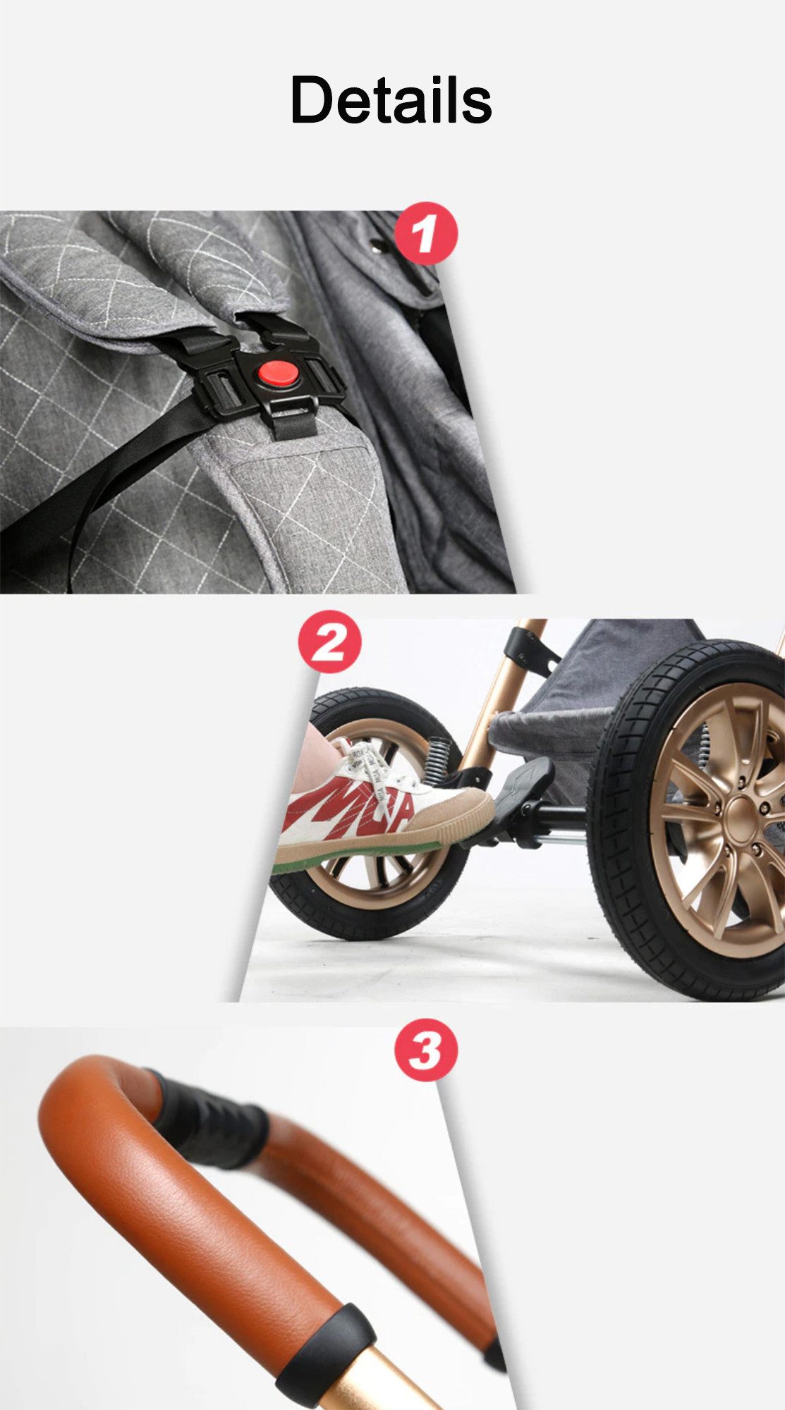 Kombi-Kinderwagen Babyschale Baby Buggy Babywanne Windeltasche