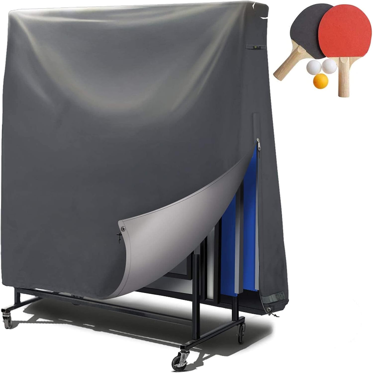 ?Smartpeas - Copertura Mobili Da Esterno Impermeabile - Per Tavolo Ping Pong Esterno - Resistente All'acqua, Ai Raggi Uv E Ad Altre Intemperie