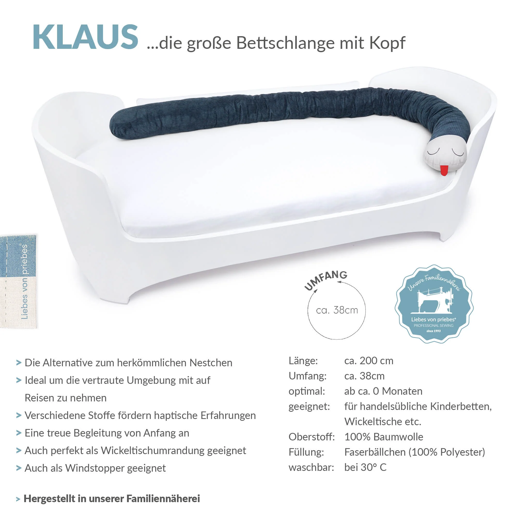 KLAUS Bettschlange