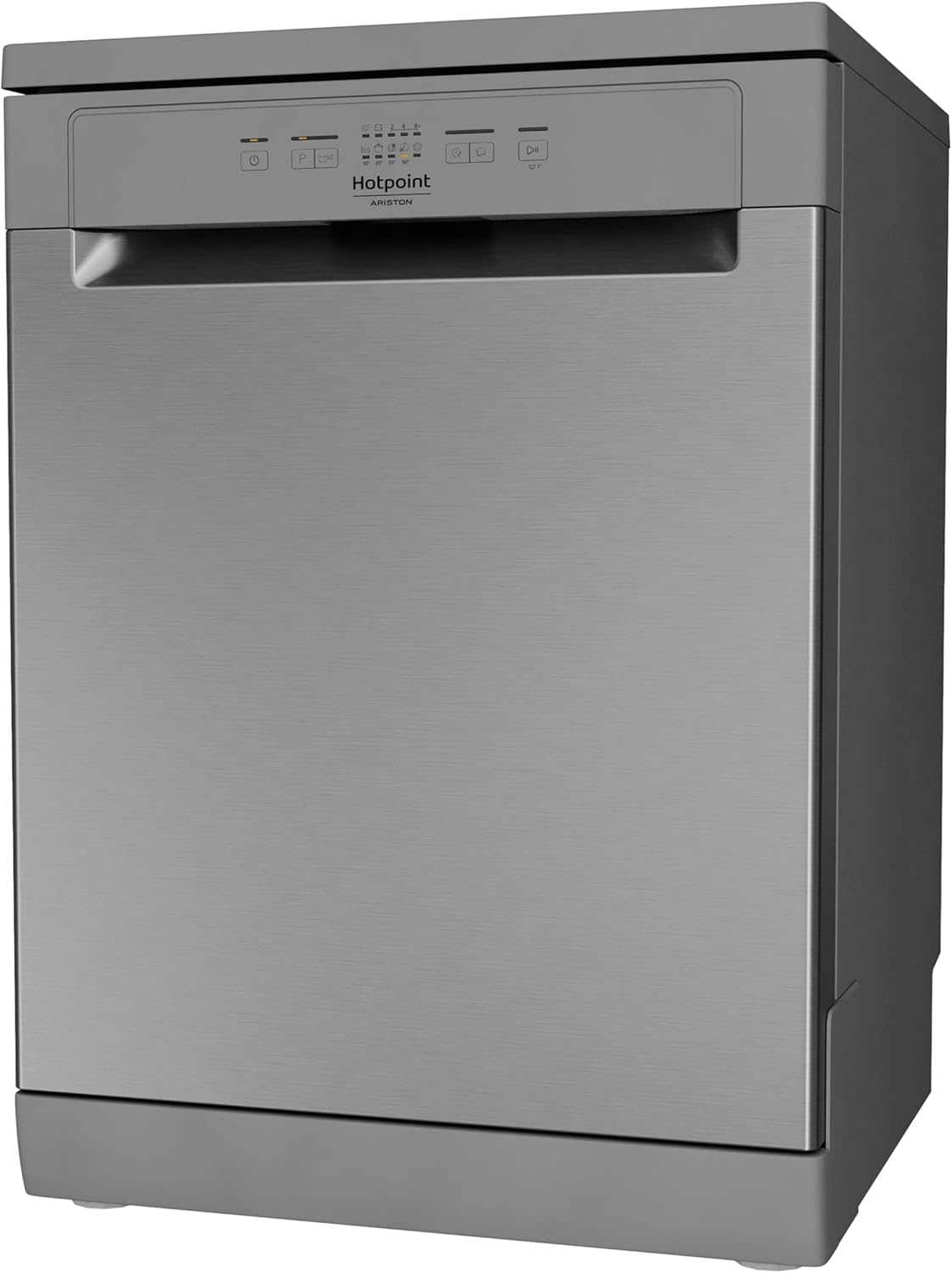Hotpoint Ariston Dishwasher 14 Place Settings, 60 cm, Inox [Energy Efficiency Class] - H2F HL626 X