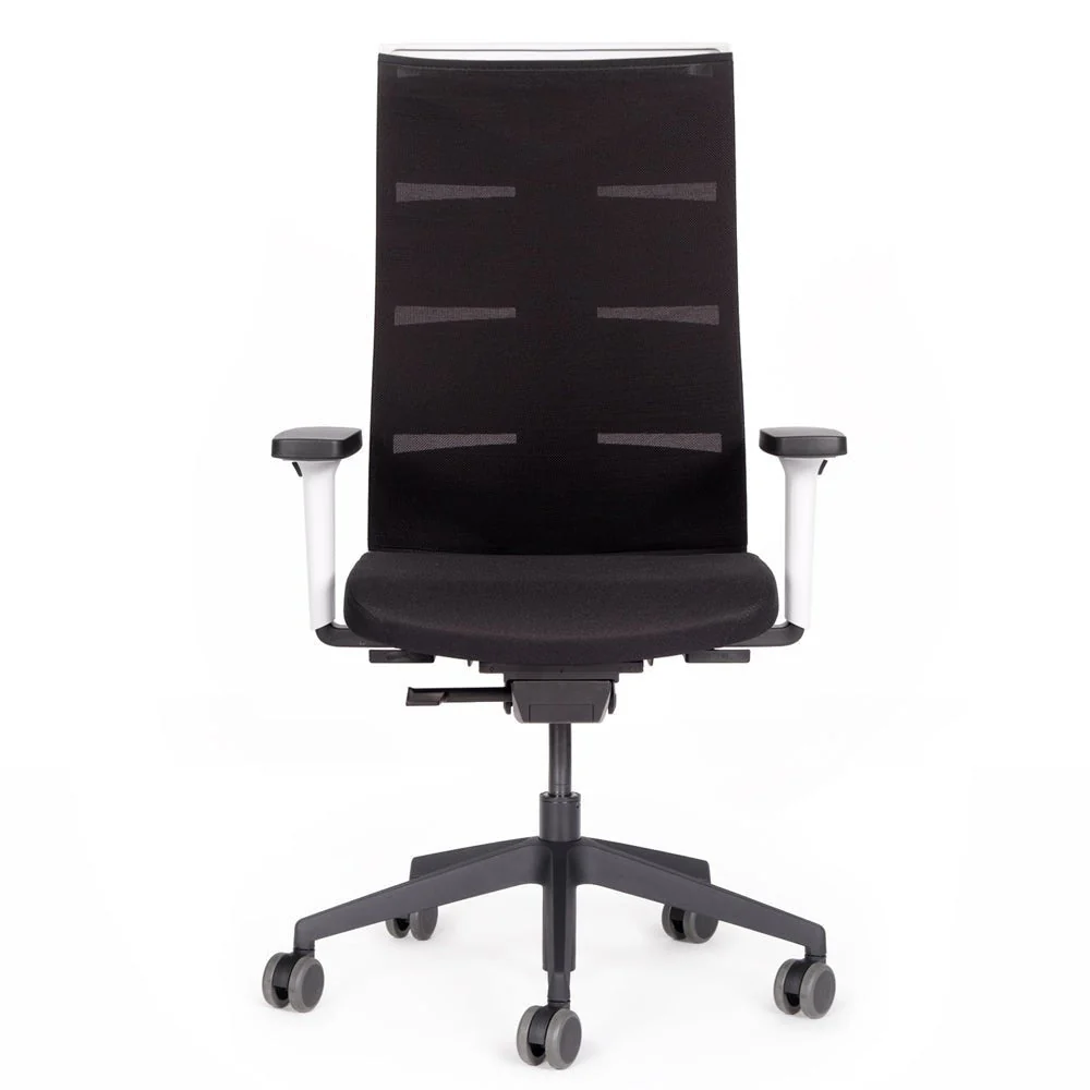 Sedia da ufficio ergonomica con schienale in rete lento Agilis Matrix MT12 EDIZIONE SPECIALE Pure Black