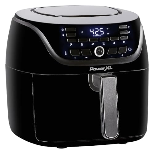 Power XL Vortex Pro Air Fryer 8 Quart, 1700W, Nonstick Coating, Dishwasher Safe, Built in Food Dehydrator, Automatic Shut Off, LED Touchscreen, 10 Presets, XL's Kitchen ApplianceS : Home & Kitchen