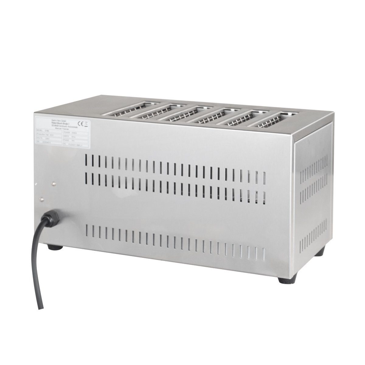 Tunnel-Toaster Toaster mit 6 Schlitzen - Gastronomie, Catering, Buffet, Frühstück