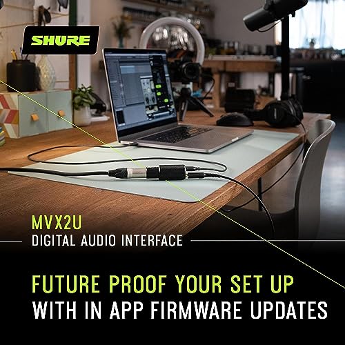 Shure MVX2U XLR to USB Digital Interface with SM57 Dynamic Microphone : Strumenti Musicali