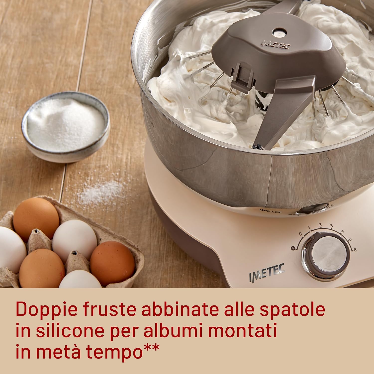 Imetec Cakelover – Impastatrice planetaria 5L 1500W