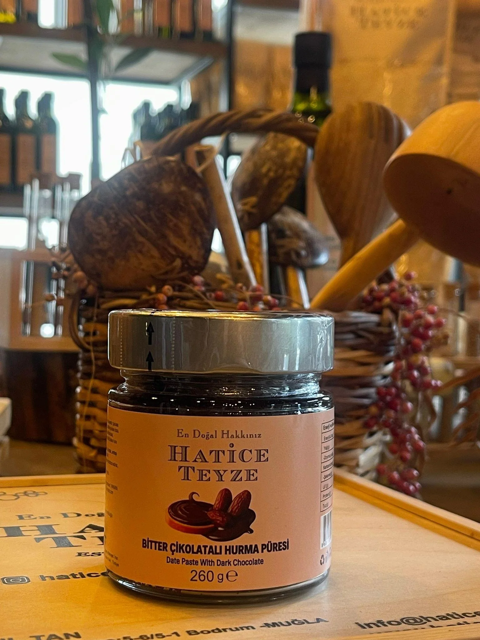 Bitter Çikolatalı Hurma Püresi 260 gr