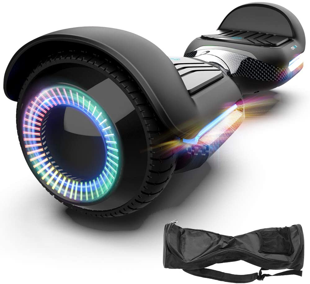 6.5 Inch Swift with Flashed Wheel Smart Self Balanceing Scooter with Music Speaker App Enabled Hoverboard UL2272 Certificated
