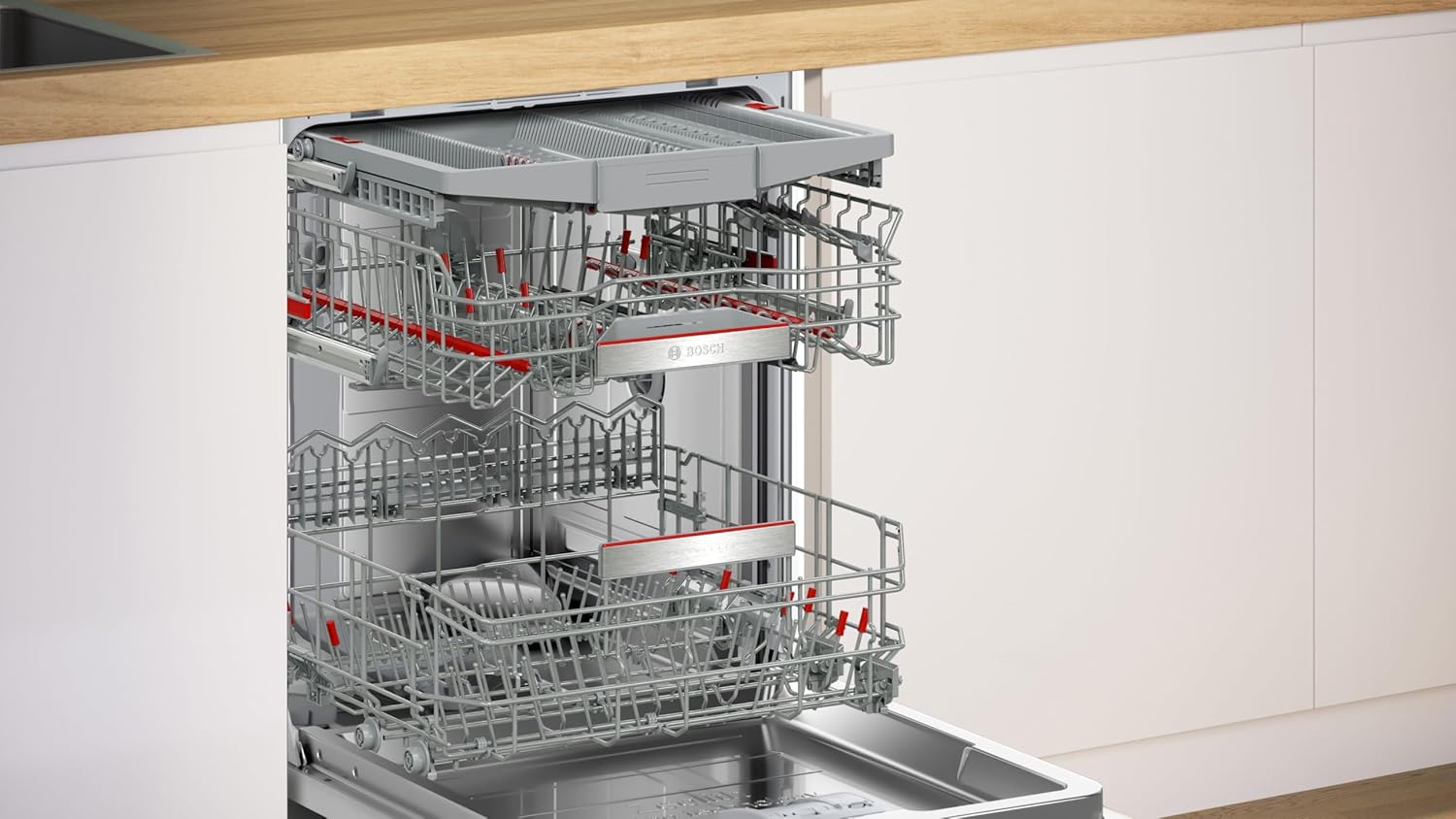 Bosch SMV8YCX02E Serie 8, Lavastoviglie da incasso a scomparsa totale, PerfectDry, Home Connect, Extra Clean Zone, EfficientDry, 60 cm