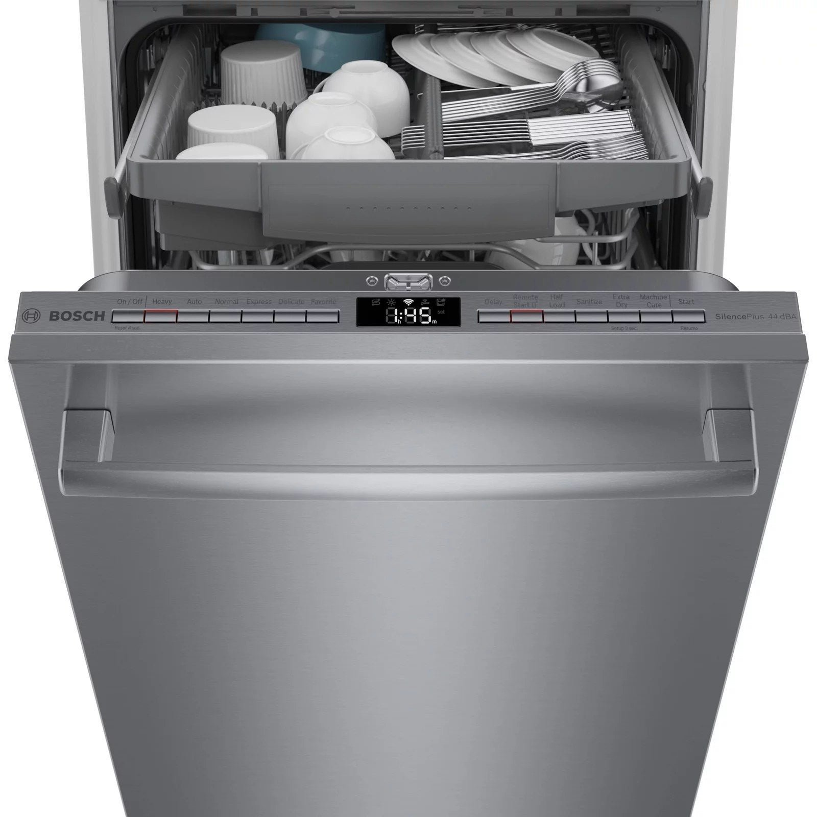 Bosch 800 Series 18��� Stainless Steel Built in Dishwasher-SPX68B55UC
