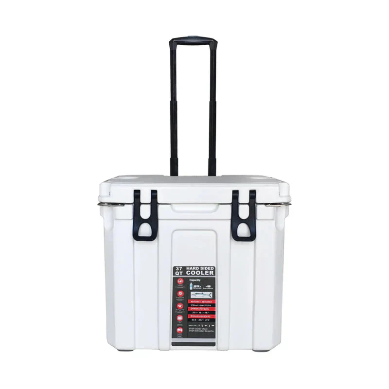 37 Quart Ice Chest Cooler Lockable Bottle Opener Insulated