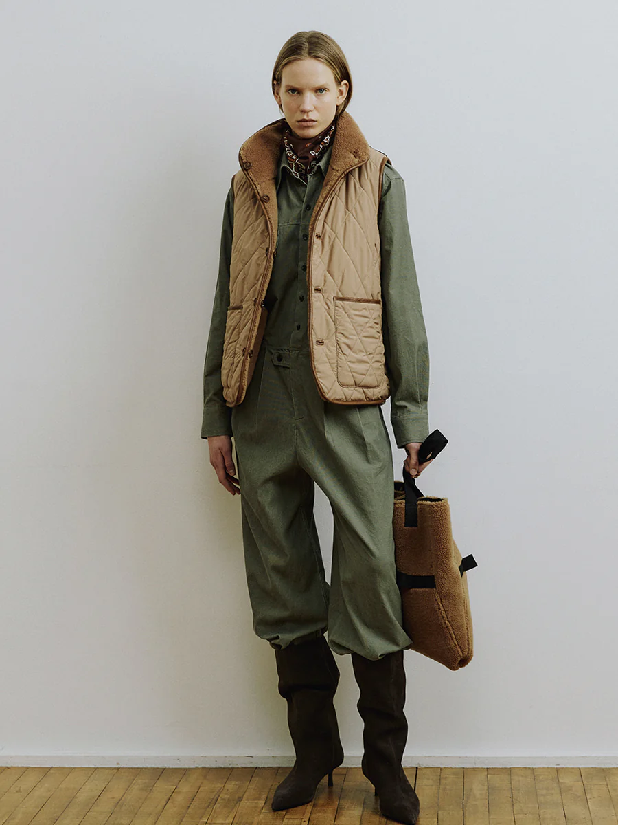Worker Reversible Vest [Tobacco Brown] �C Reversible Utility Gilet