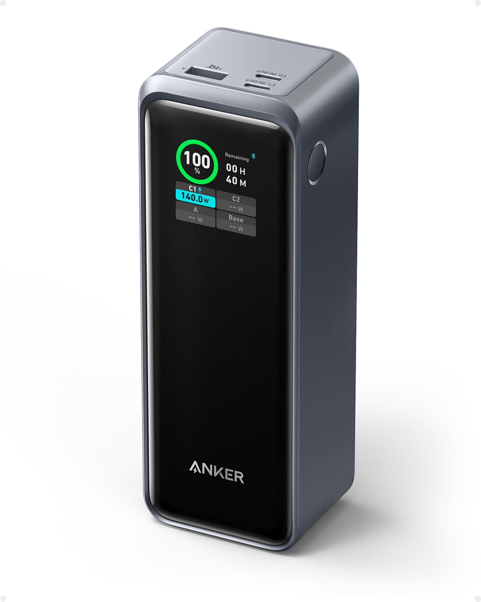 Anker Prime Powerbank 27650mAh 250W Max 3 Ports App Steuerung tragbar Schnellladung USB C für Laptop und Reise